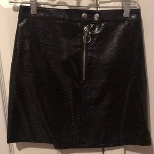 Never worn pleather skirt